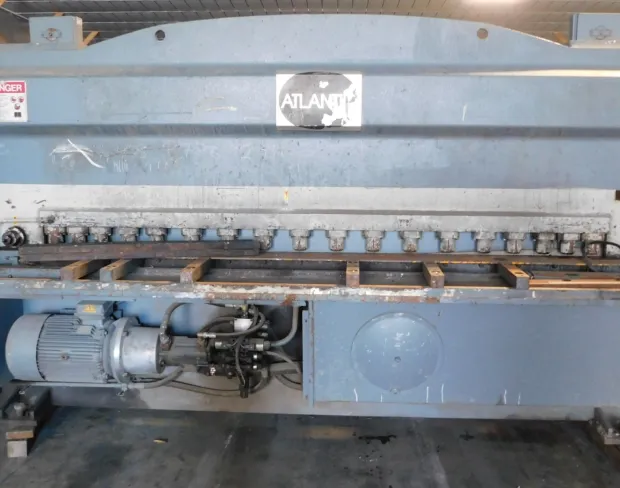 1/2" x 10' Atlantic #HDS10.1/2, hydraulic shear, 39" go-to Back Gauge, SP8 Control, rapid blade gap, adj.