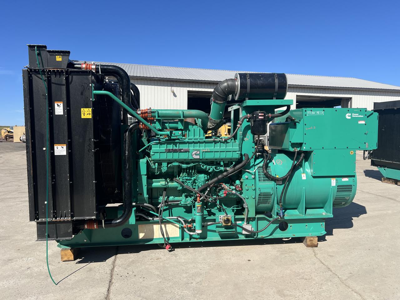 1000 KW Cummins #A052W997, diesel generator set, 277/480 Volts, 3 phase, QST30-G5-NR2 engine, EPA Tier 2
