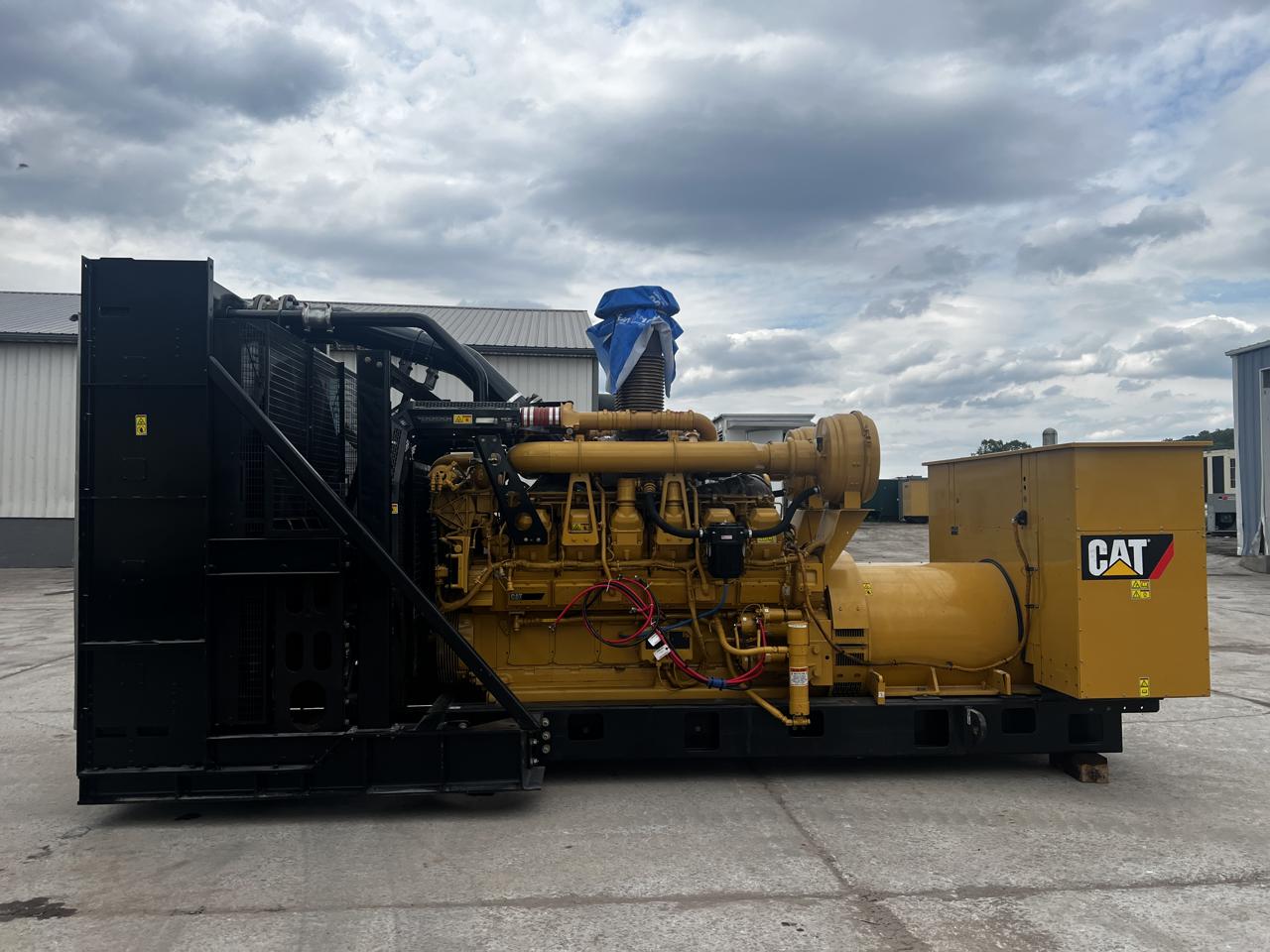 1500 KW Caterpillar #SR4B-GD, diesel generator set, 4160 Volts, 1/3 phase, 3512C engine, EPA Tier 2, open