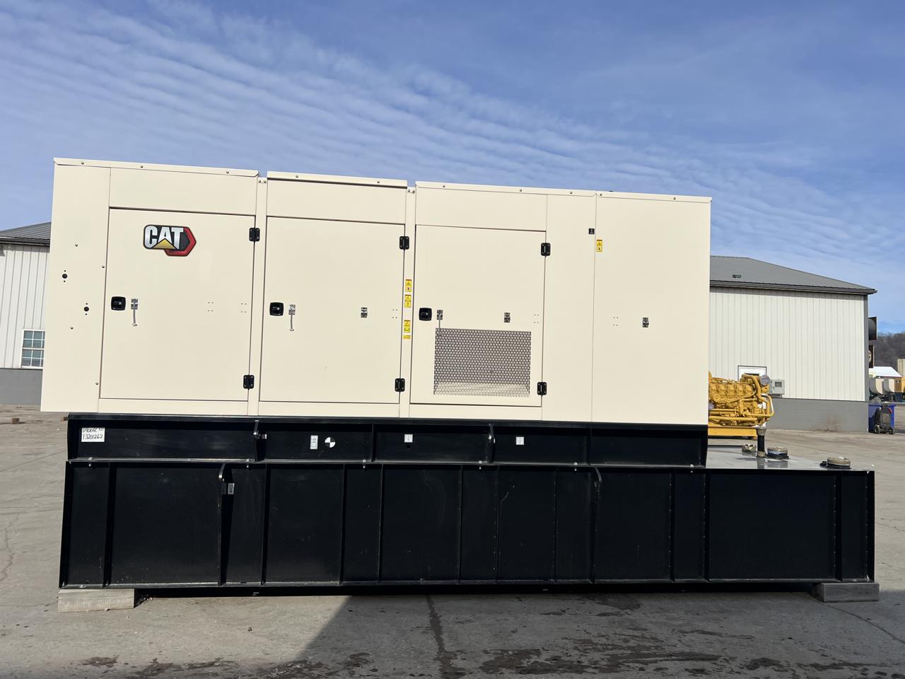 400 KW Caterpillar #C13, diesel generator set, 480 Volts, 1/3 phase, EPA Tier 3, sound attenuated enclosure