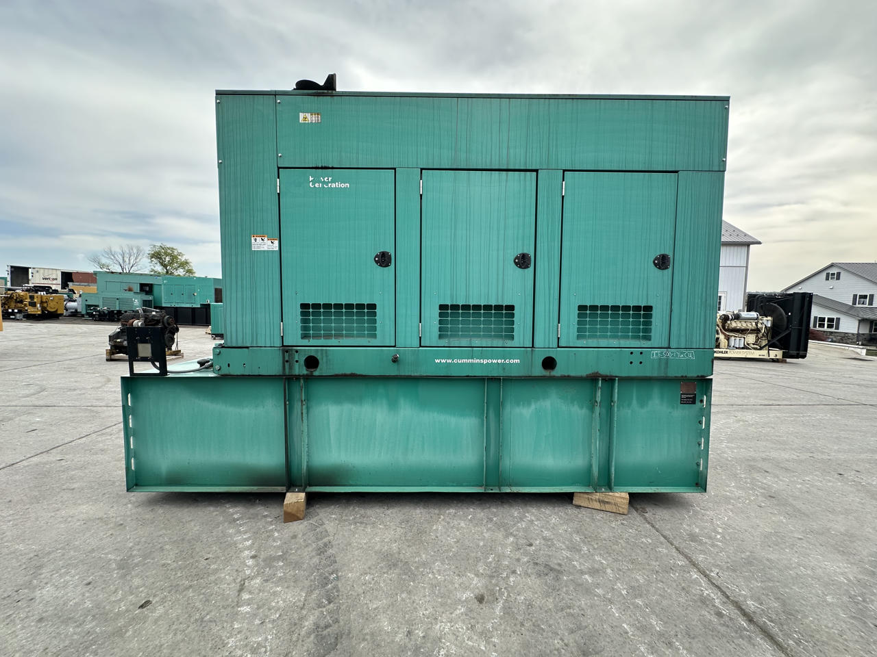 500 KW Cummins/Onan #DFEK-7258456, diesel generator set, 120/240 Volts, 1/3 phase, QSX15-G9 engine, EPA Tier