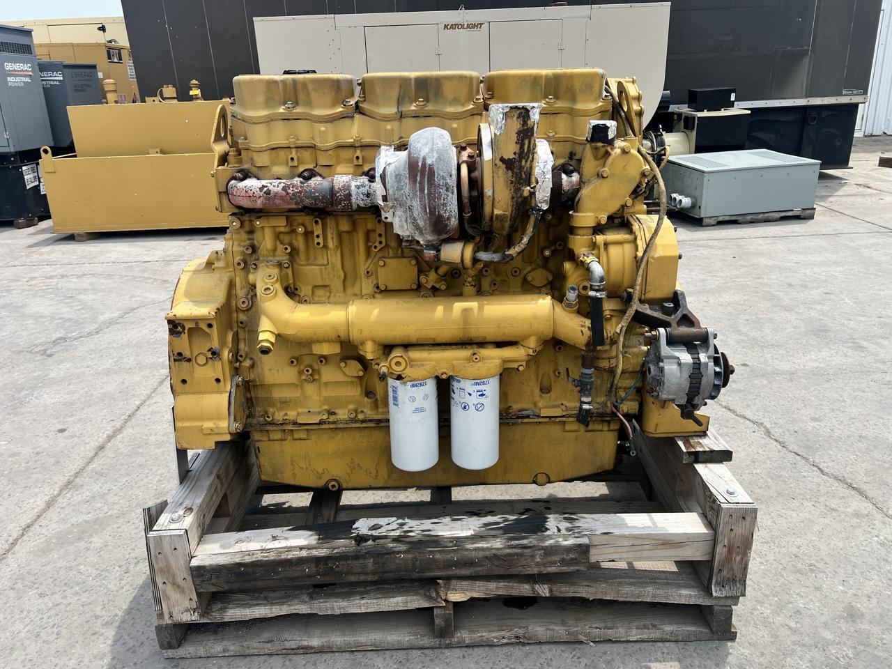 575 -630 HP Caterpillar #C18, industrial diesel engine, EPA Tier 3, sound attenuated enclosure 1 bell