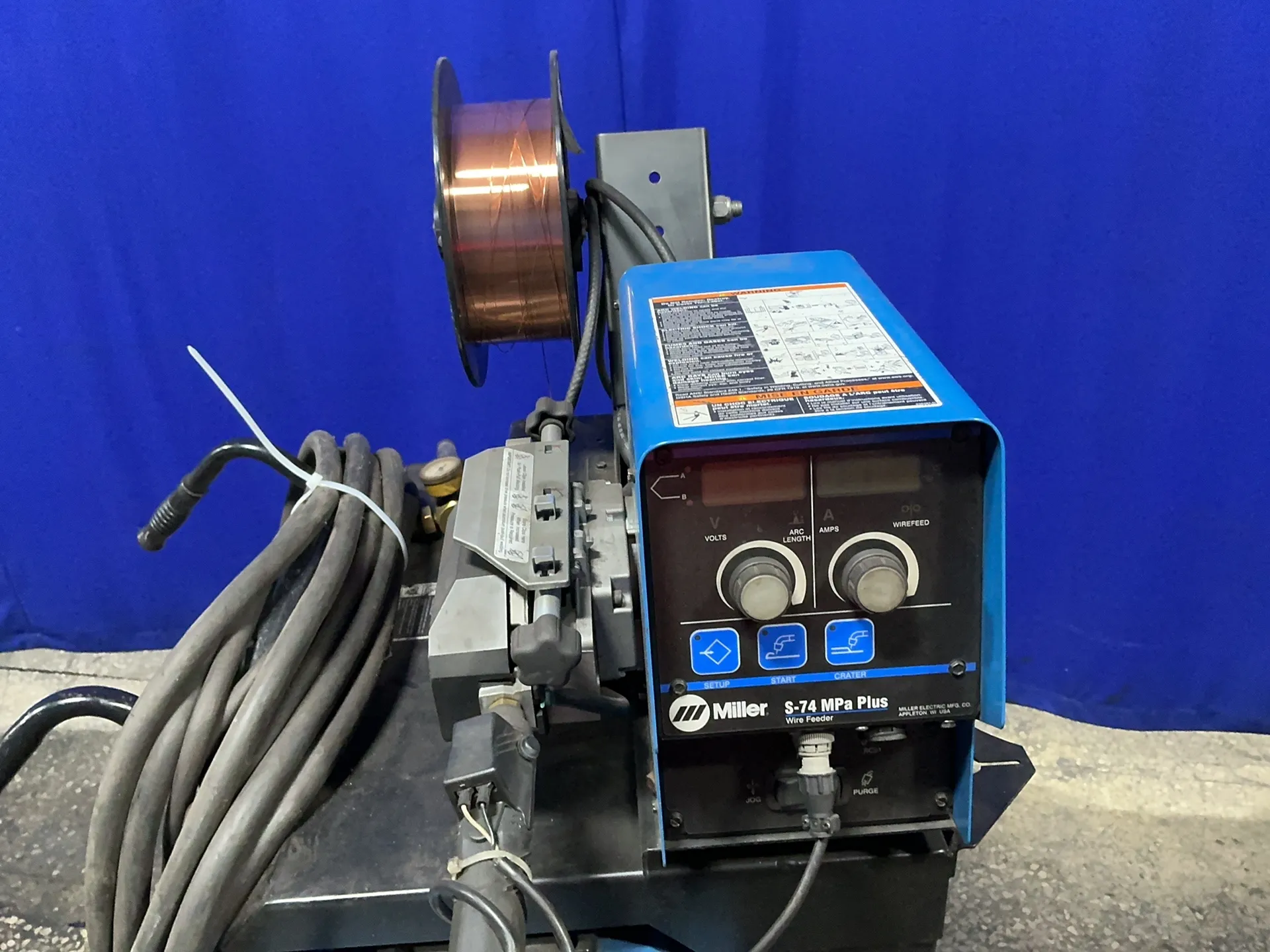 Miller #Invision-450-MPA, Multi-Process Welder, w/ S-74MPa Wire Feeder (2 available)