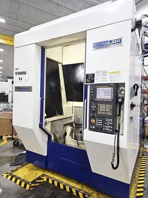 Kitamura #MyTrunnion-4, 5-Axis CNC vertical machining center, 32.3" X, 29.3" Y, 19.6" Z, 20000 RPM, CAT 40