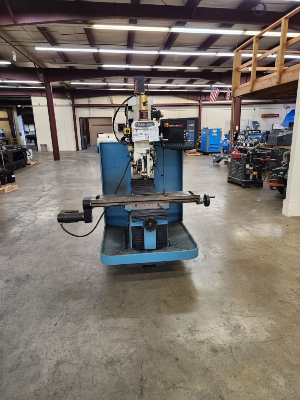 Southwestern Industries #Trak-DPMSX2, CNC vertical bed mill, 9" x 49" table, 32" X, 16" Y, 27" Z, 3 HP, 4200