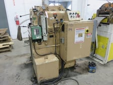 12" x .025" Littell #212-17, 17-roll straightener, entry & exit pinch rolls, loop control, lube system, good