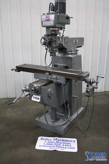 Summit #V348, ram type vertical mill, 1 -1/2 HP, 10" x48" table, 1 shot lube, R-8, #66818