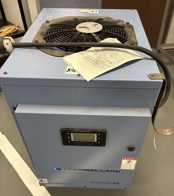 1 Ton, Thermal Care #EQ3A01, AccuChiller, 12,000 BTU, air cooled portable, 2 GPM, 80 PSI., 3 gallon