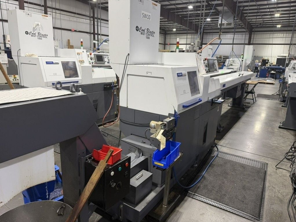 Citizen #L12VII-1M7-LFVRD, Swiss type CNC lathe, 7-Axis, Cincom M7 control, low frequency vibration ready