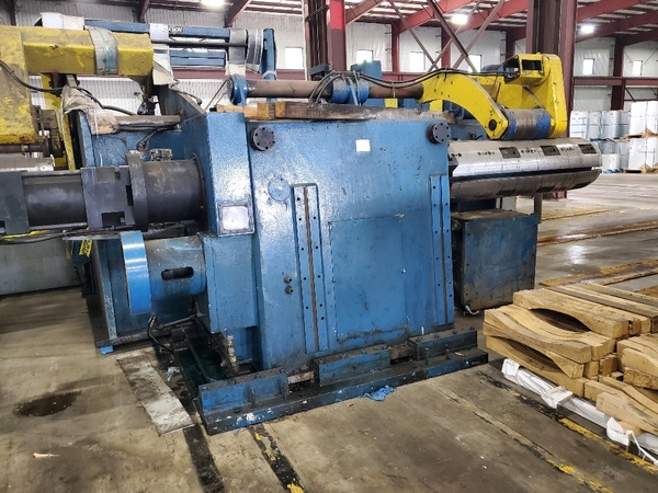50000 lb. Paxson, Uncoiler, 60" width, 20" - 24" ID, 72" outside dimension, R-L