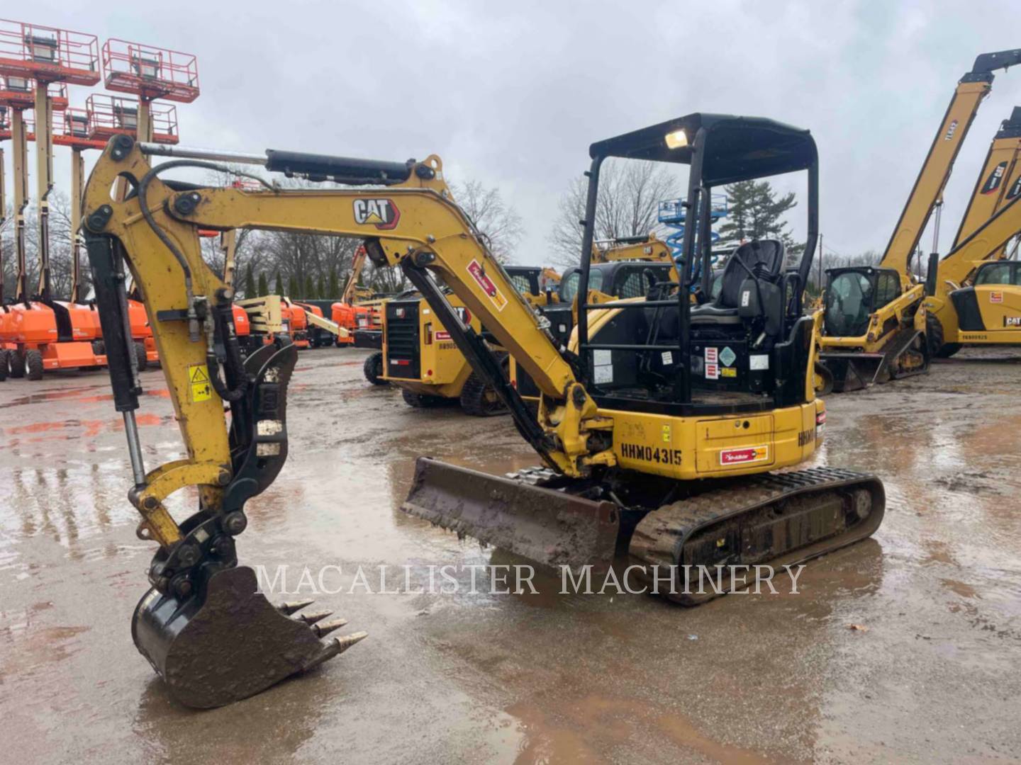 Caterpillar 303ECR, 1300 hours, S/N: HHM04315, 2021