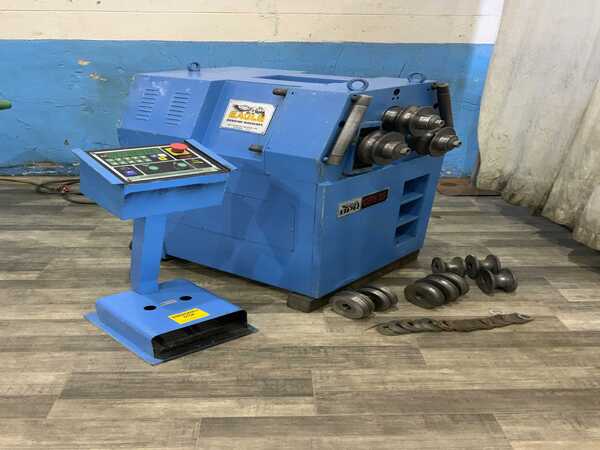 BPR Curvatrici #CPS35, rolling bending machine, 3 roll driven, 1.5 HP, penandt Control, 1997