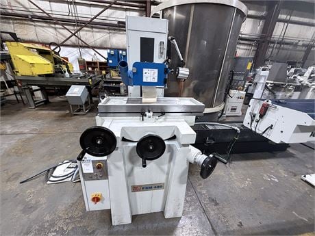 8" x 18" Knuth #FSM-480, surface grinder, 17.72" spindle to table, 18.9" X, 9" Y, 5" x11.75" magnetic chuck