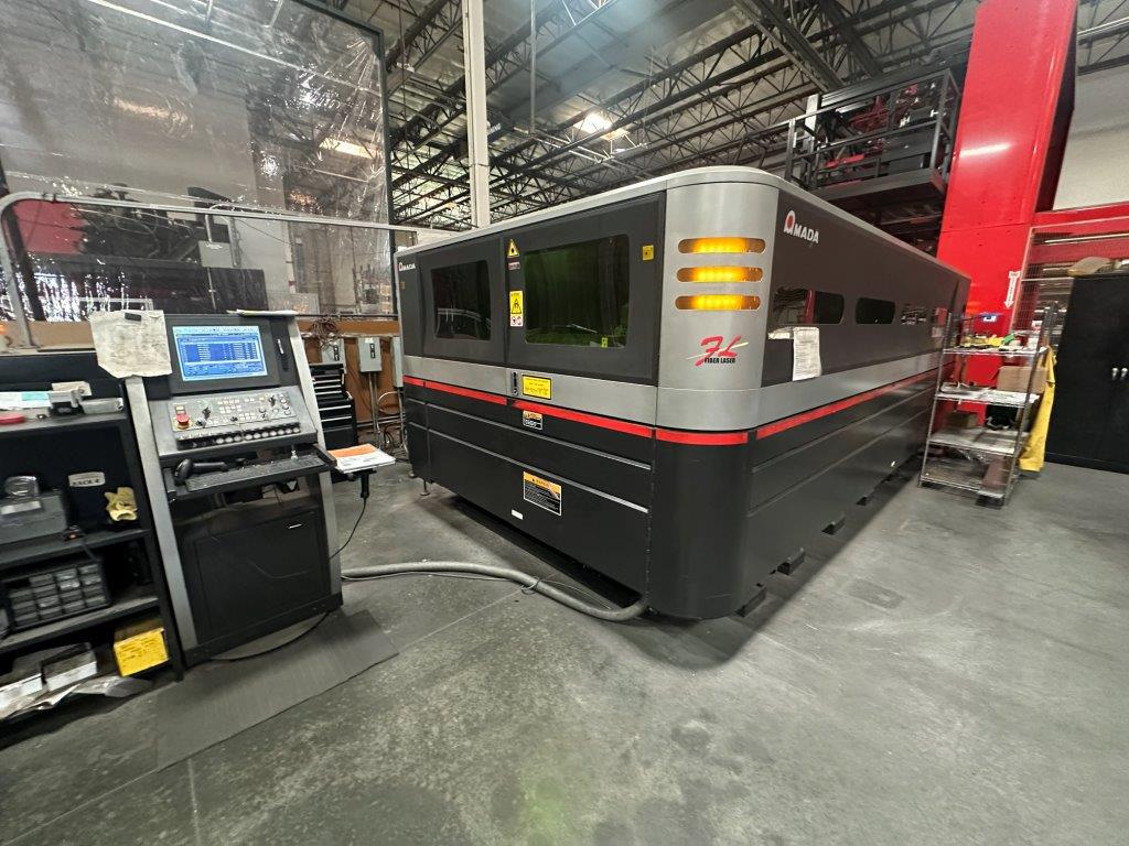 Amada #FOL-3015-AJ, CNC fiber laser, 4000 watt, 5' x10'tbl., 2014