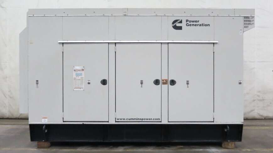 400 KW Cummins #DFEH, diesel generator set, 277/480 Volts, 755 HP @ 1800 RPM, QSX15-G9 NR2 engine, 410 hours