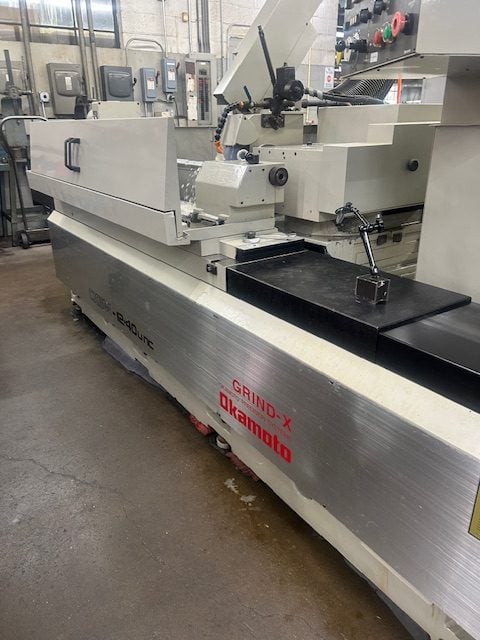 12.6" x 39" Okamoto #1240-OGM-UNC, CNC universal cylindrical grinder, 12" max grind diameter, 14" x 1.5" x 5"