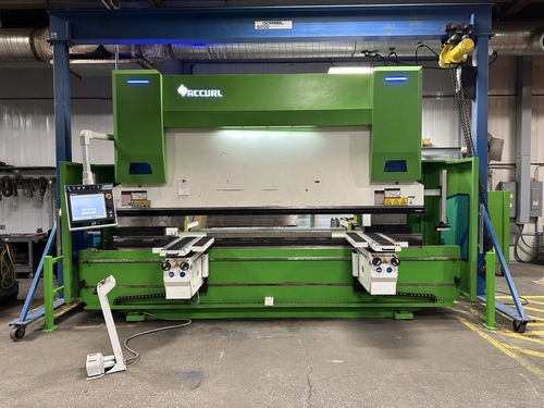 350 Ton, Accurl #Genius-Pro, CNC press brake, 13' overall, Delem DA66T control, X/R Z1/Z2 servo backgauge