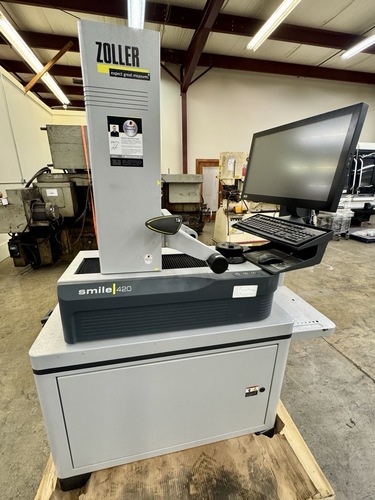 Zoller #Smile-420X, Tool Presetter, 16.54" max tool diameter, 8.27" X, 16.54" Z, 3-Axis, Pilot 4.0 control