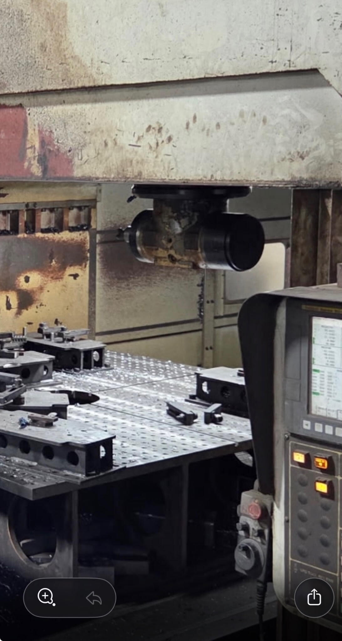 AWEA #4025YZF, CNC Gantry Machining Center, 157.4" X Travel, 125.9" Y Travel, 39.3" Z, 158" x 94" table, 106"