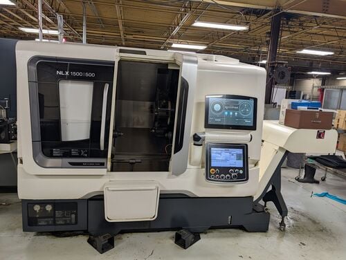 DMG, Mori #NLX-1500SY/500, multi-axis lathe, 29.7" swing, 6" chuck, 2" bar, 5-Axis, 12' FMB magazine bar