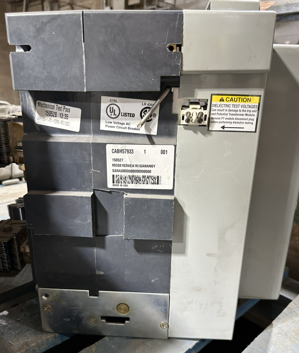 Eaton Magnum, DS MDS616, 1600 A, Frame, 3-Pole, Draw-Out Air Circuit Breaker, 635 Volts, Electronic Trip Unit