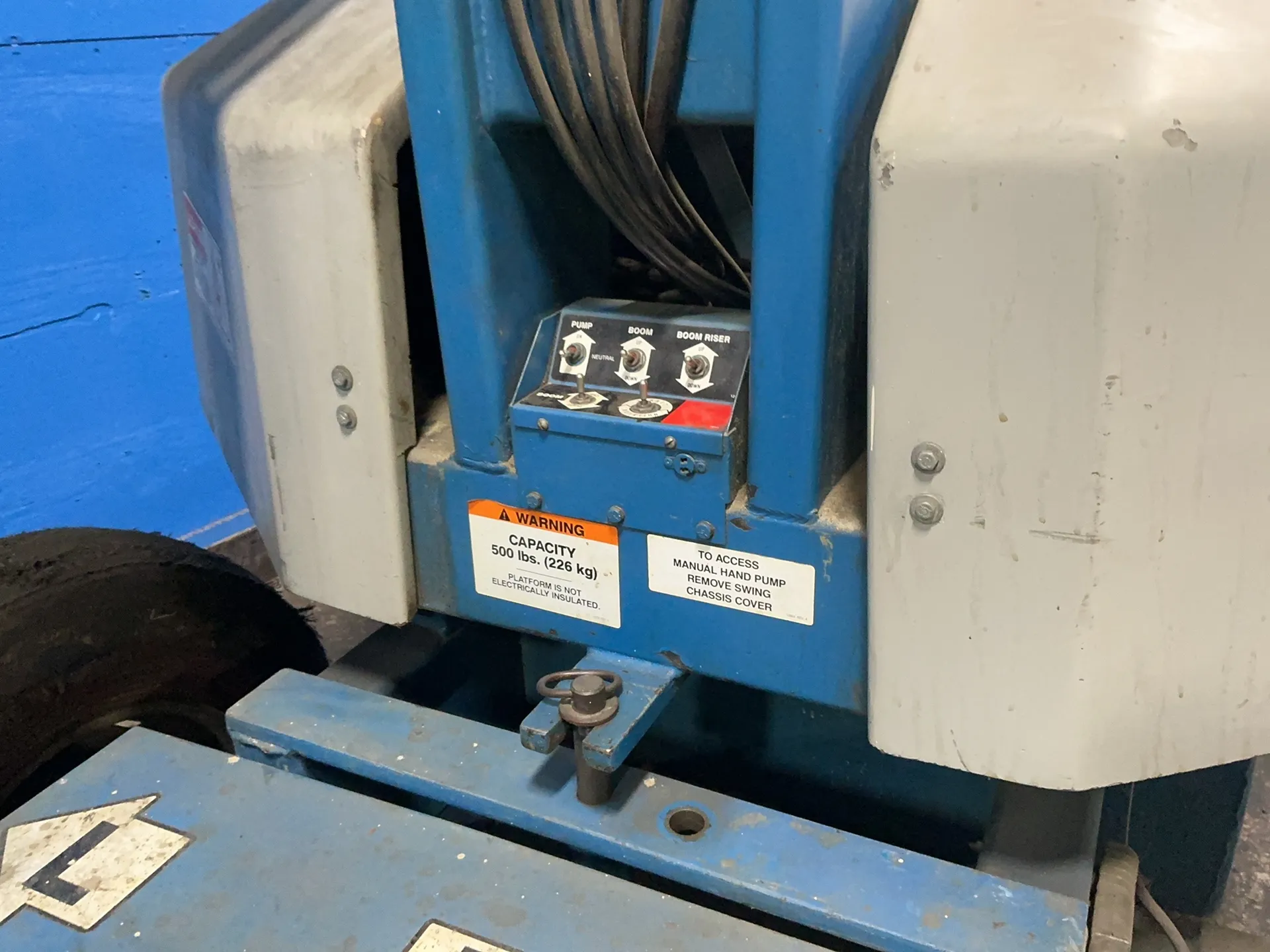 500 lb. Genie Industries #Z-30/20-HD, boom lift, 31' platform height, foot switch