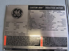 700 HP 1200 RPM General Electric, Frame 5809/5810/5811, TEFC, BB, new, 2300/4000 Volts