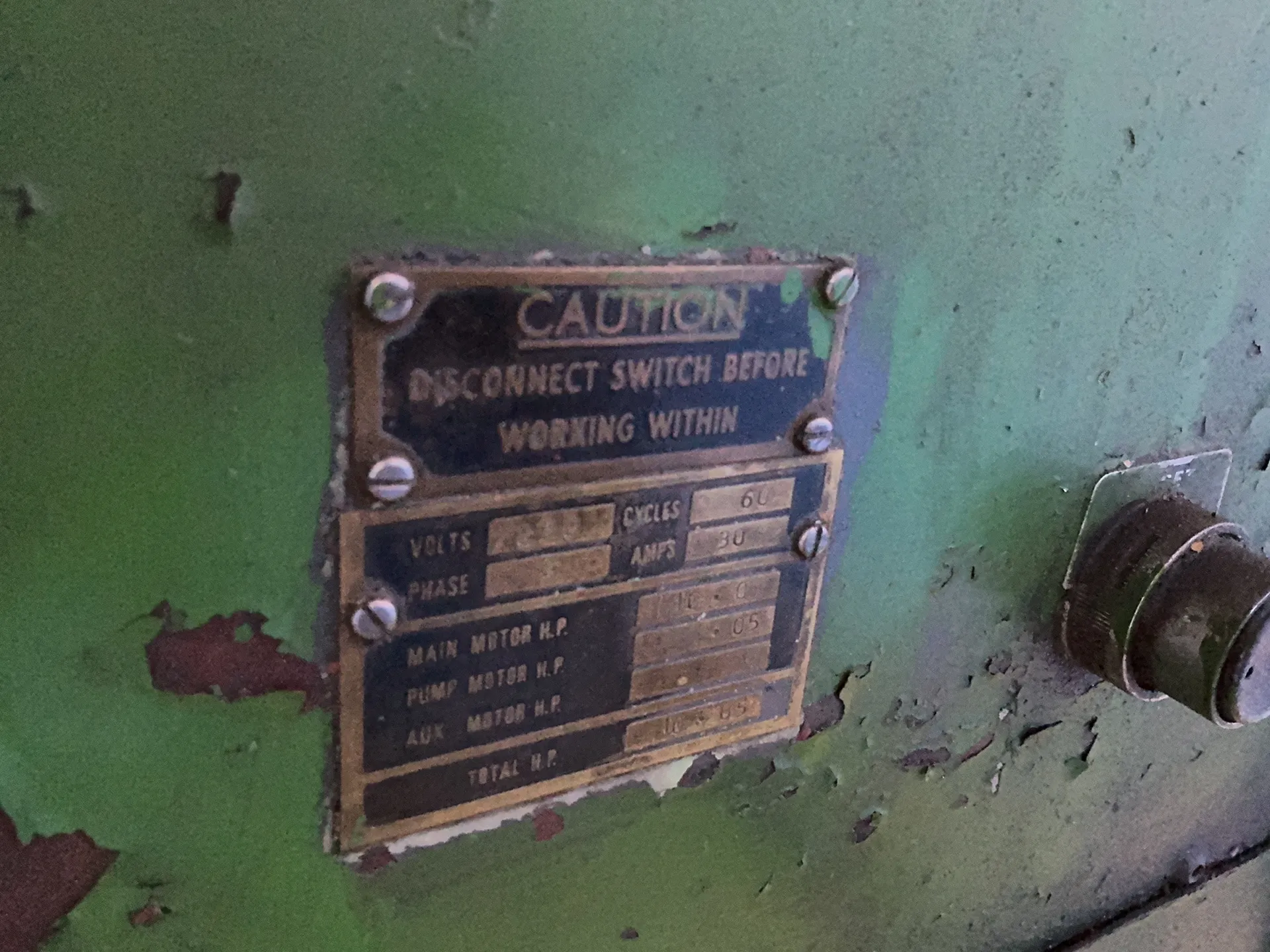 17" x 87" Clausing Colchester, engine lathe, no chuck, steady rest, tool post, tailstock, 3.25" bore, 10 HP
