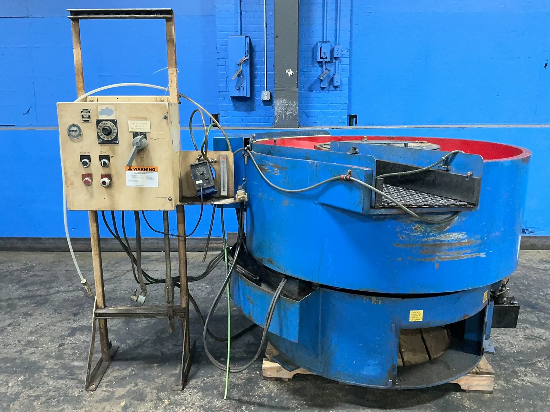 58" Torex Rotofinish, Vibratory Finisher, 48,282.8 hours