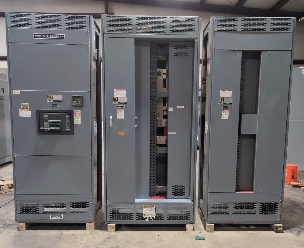 2000 Amps, Square D #QED, Switchboard, 480/277 Volts, 3PH 4W MCB RGF36200U44A Indoor