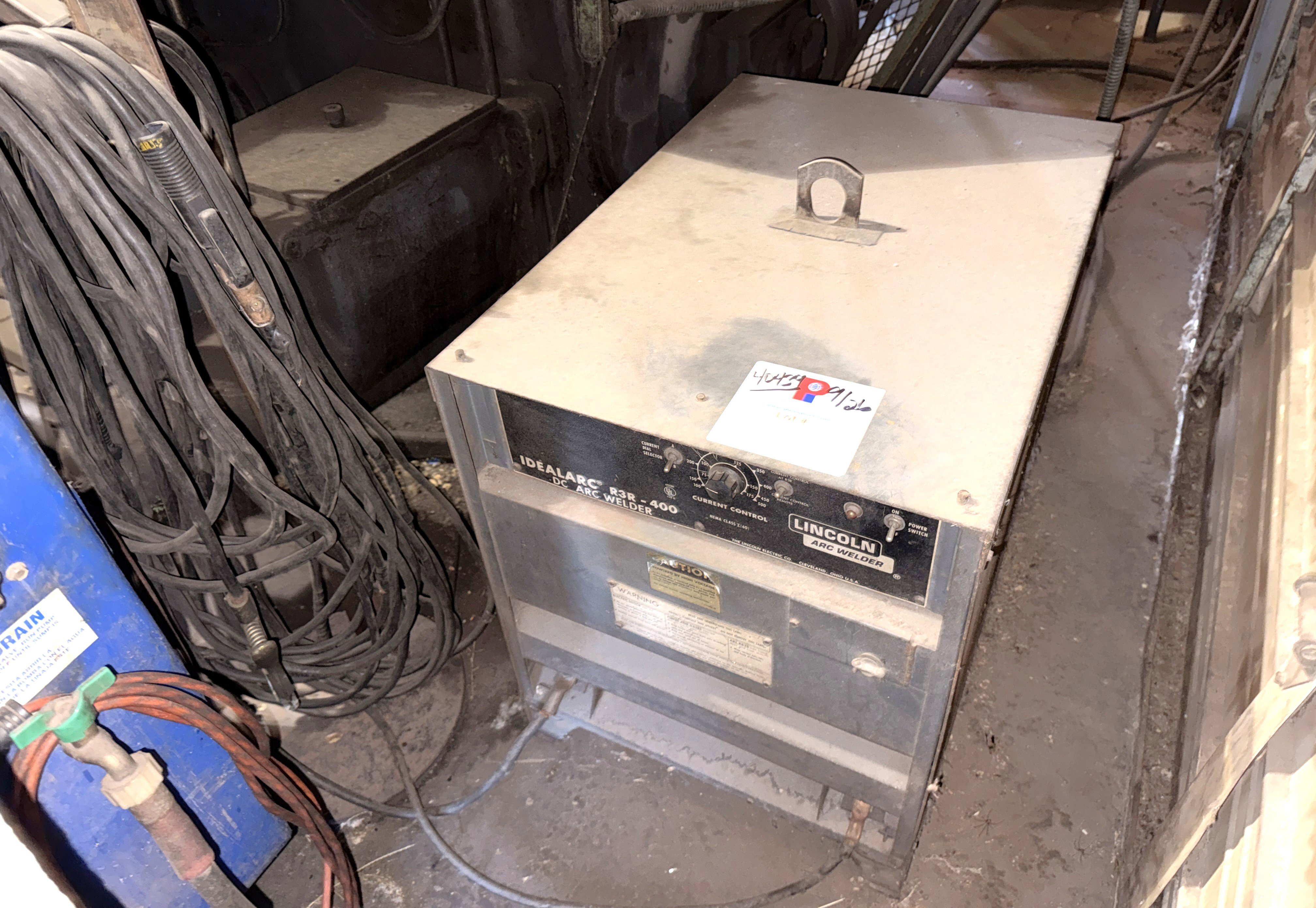 Lincoln #Idealarc-R3R-400, DC Arc Welder, w/ leads