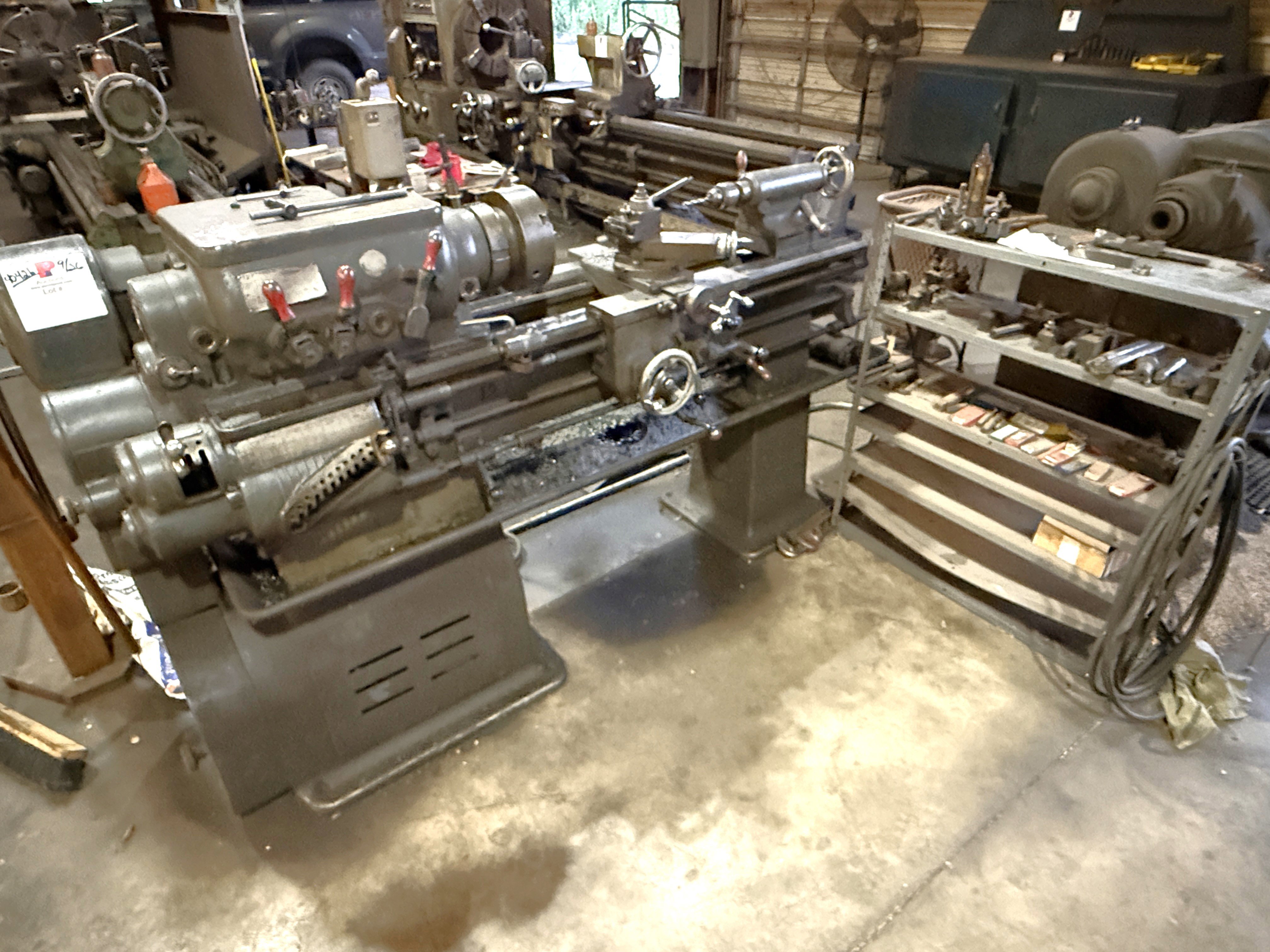 Hendey, Engine Lathe, 48" x 12" table, w/ some tooling