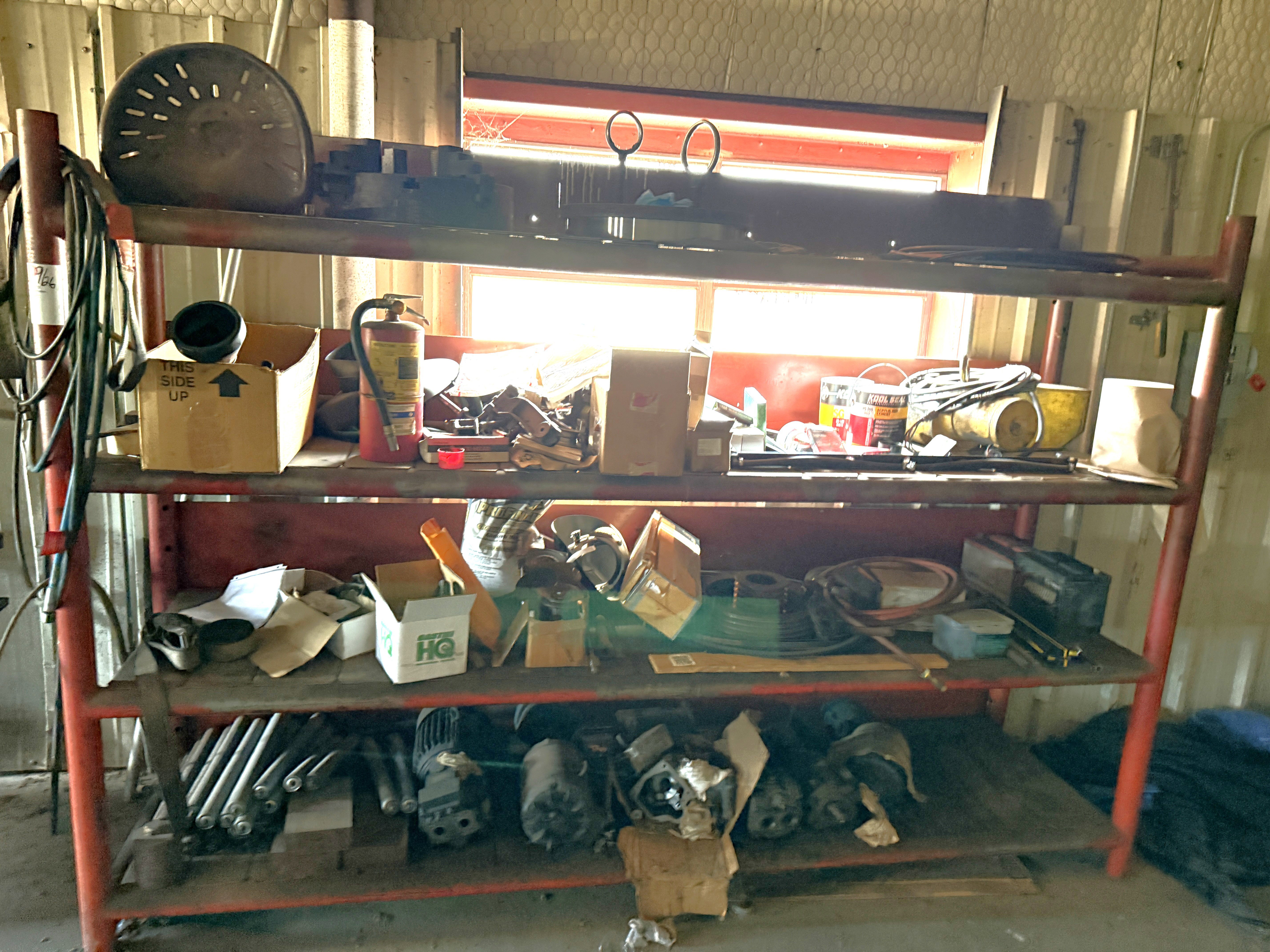 10' l x 3' w x 6' h 4-row steel pip