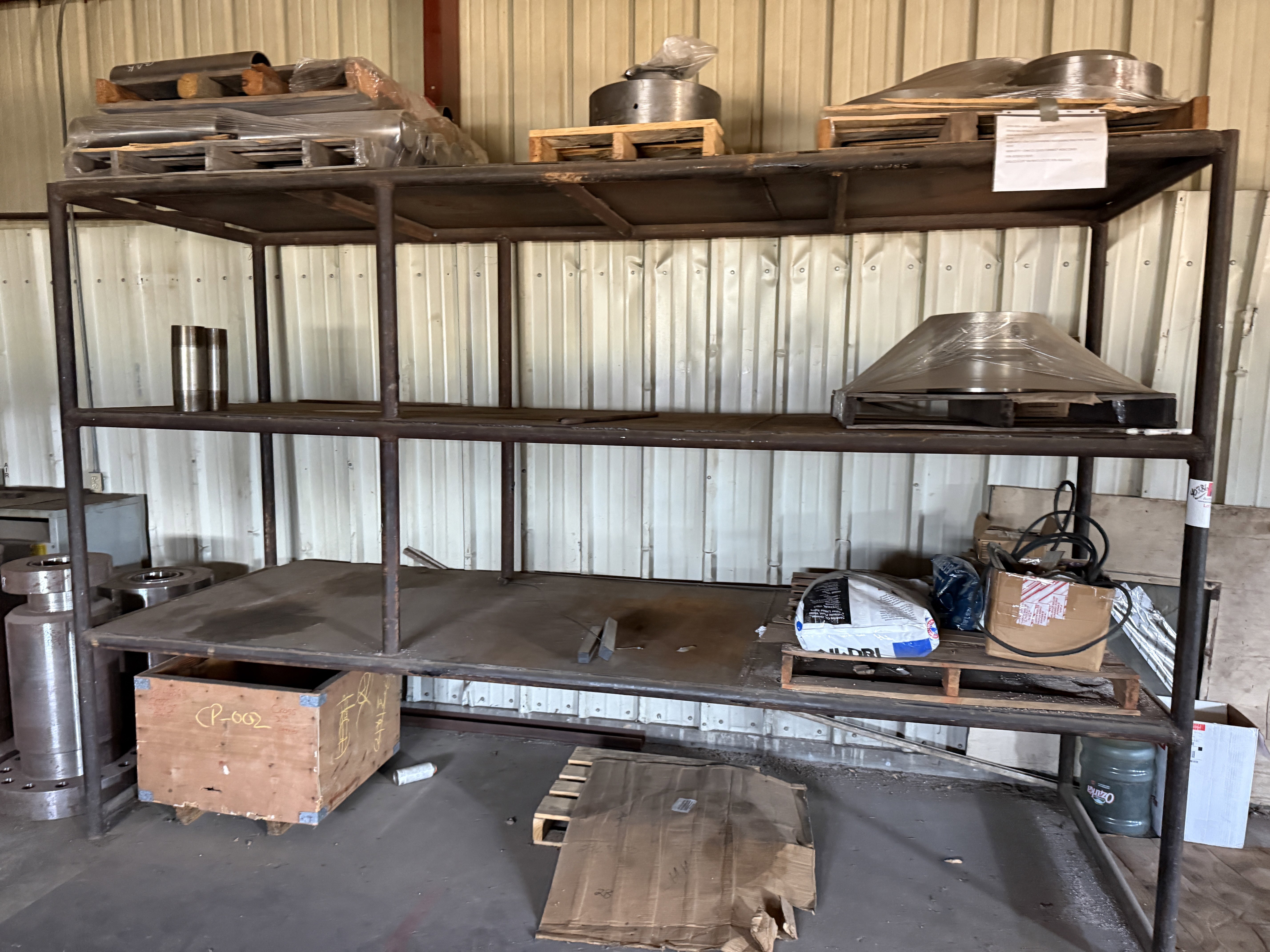 12' l x 4' w x 8' h heavy duty meta