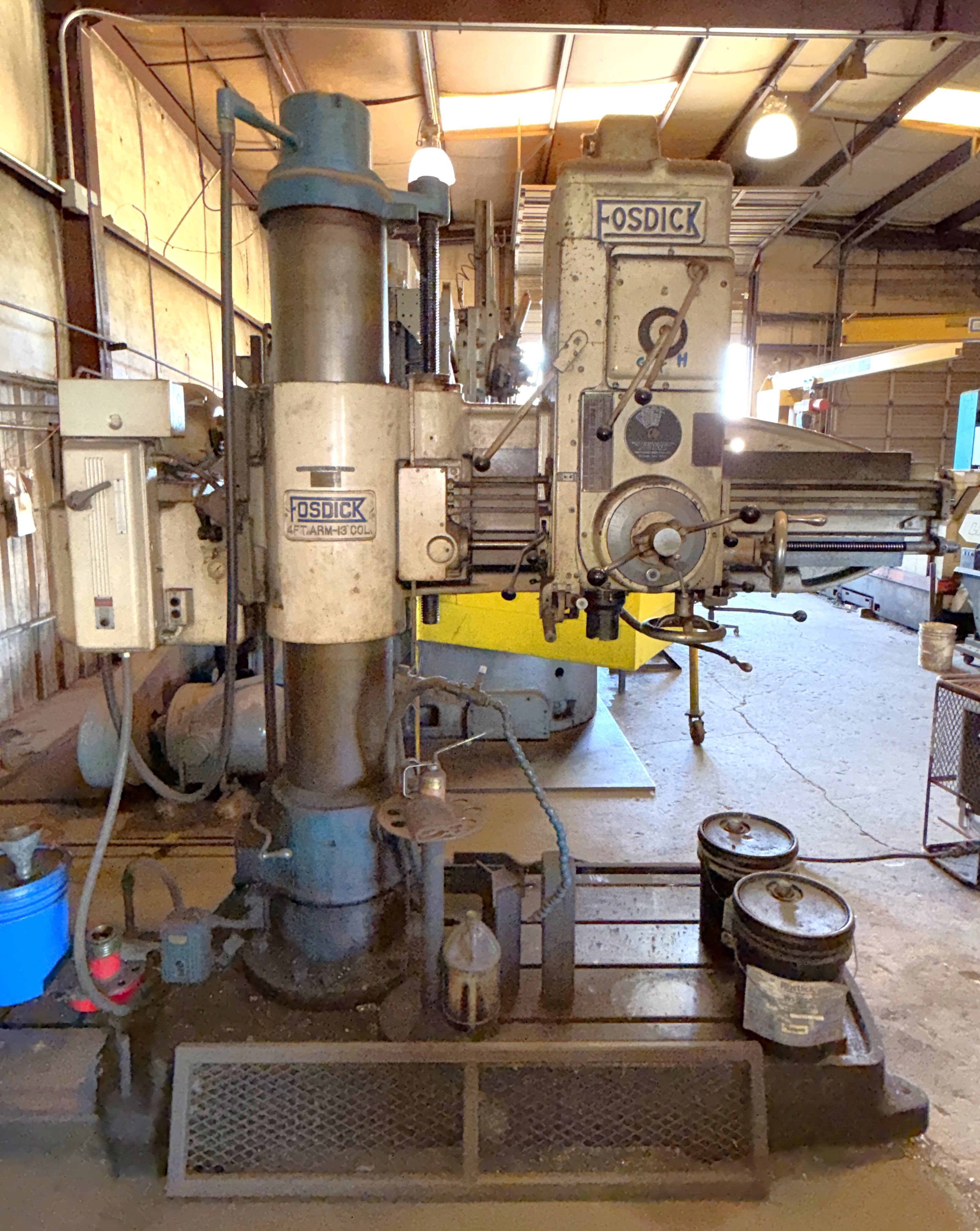 4' - 13" Fosdick, Radial Drill, U.S. Navy
