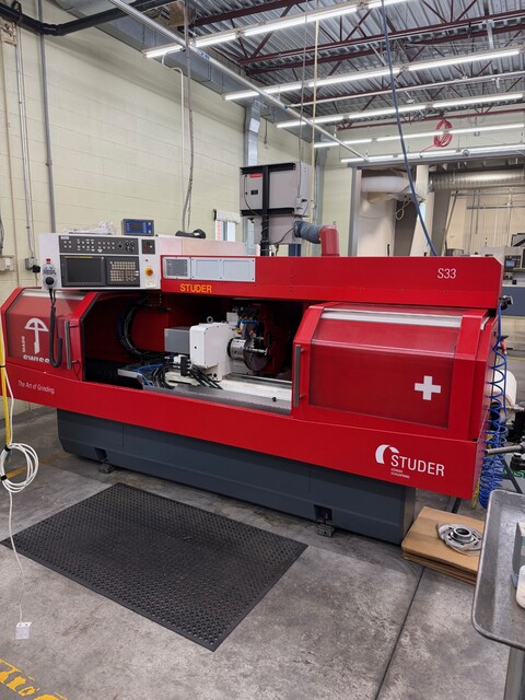 13.8" x 39.4" Studer #S33, Universal Cylindrical Grinder, 11.2" X, 39.4" Z, 20" max. grinding wheel diameter