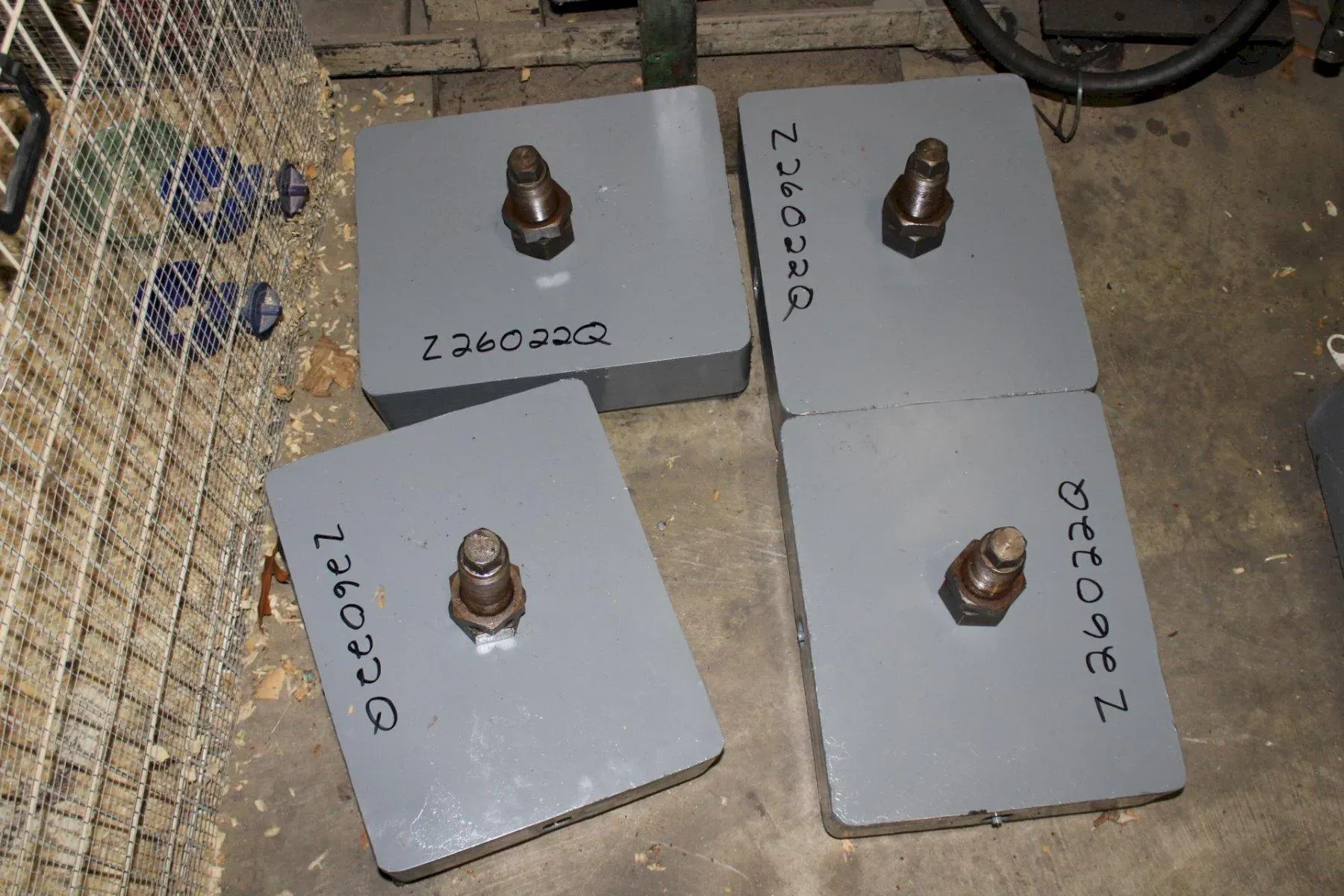 16.3" x 13.3" x 6.25" Vibro Dynamics, Vibration Mounts, 1.5" bolt shaft diameter