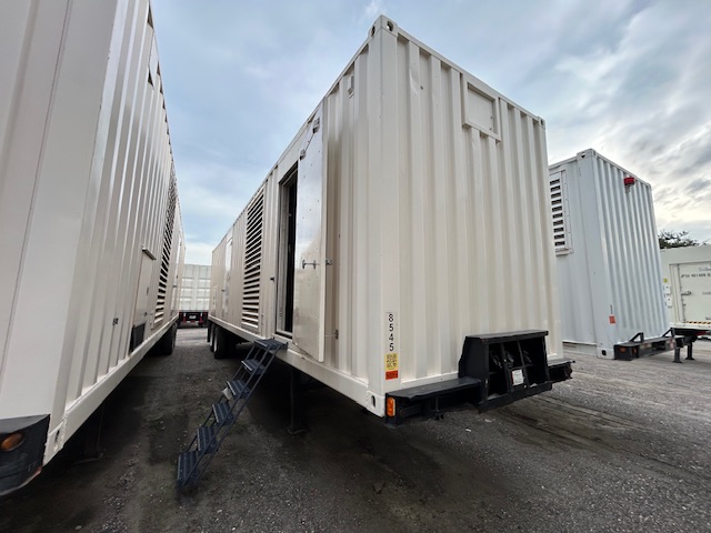 1250 KW Caterpillar #3512, Diesel Power Module, 480 Volts, 40' sound attenuated container, 1250-gallon double