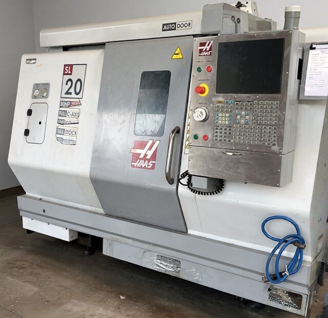 Haas #SL-20TAPL, CNC Lathe, 8.45" X, 20" Z, 20" swing, 10" max. cutting diameter, 24" centers, 8" chuck, 2"