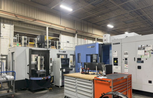 DN Solutions #NHP-5000, CNC Horizontal Machining Center, 28.7" X/Y, 34.6" Z, 19.7" pallet, 50 HP, 15,000 RPM
