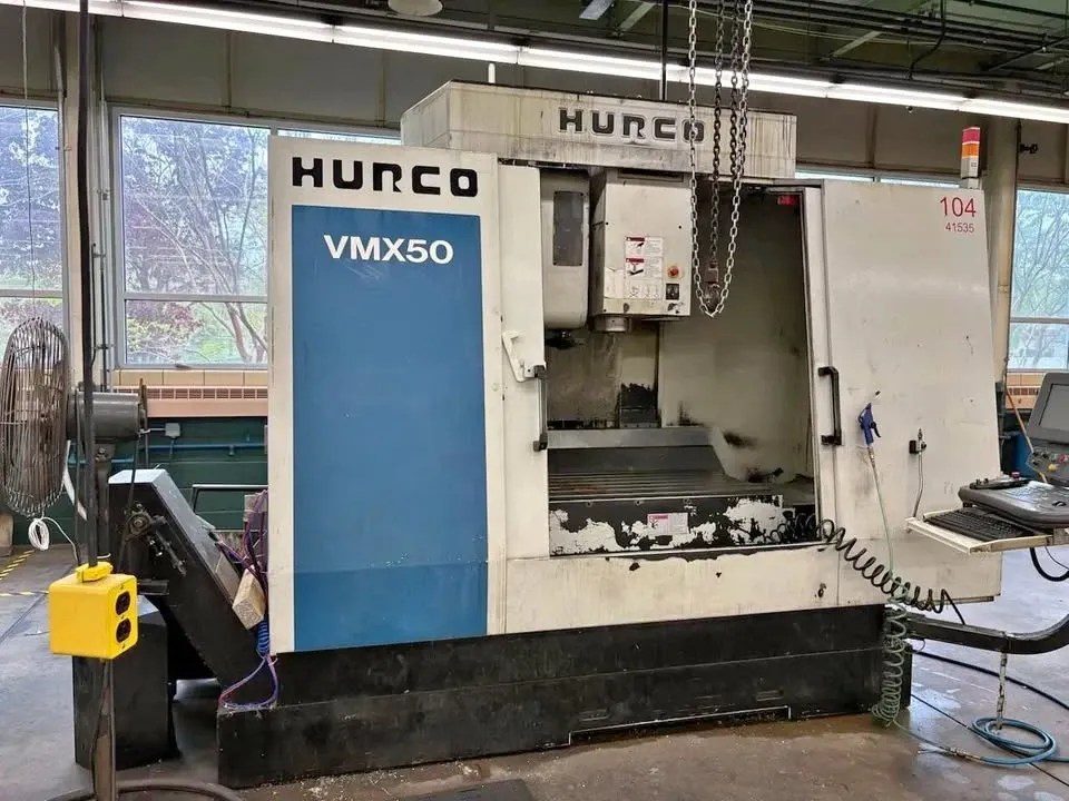 Hurco #VMX50, CNC Vertical Machining Center, 50" X, 26" Y, 24" Z, 59" x 26" table, 24 HP, 10,000 RPM, 24