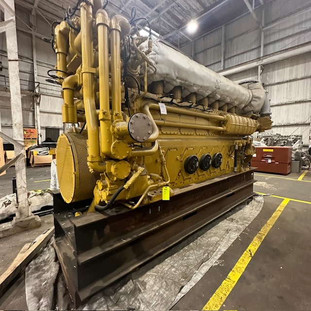 2420 KW Caterpillar #C280, Diesel Generator, 346/600 Volts, 900 RPM, 3PH
