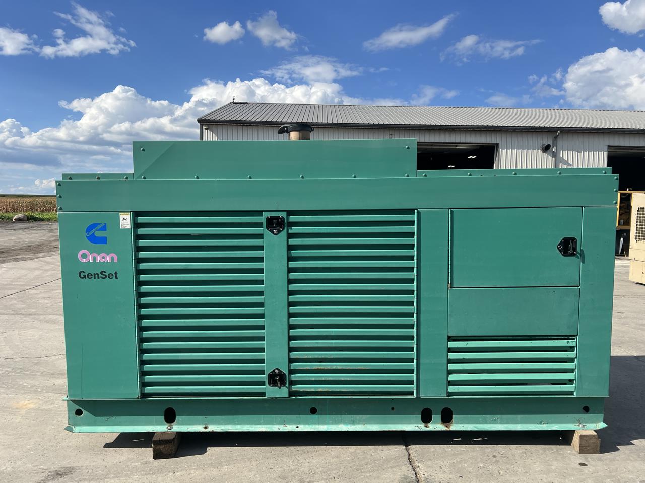 400 KW Cummins #400DFCE-932, diesel generator set, 277/480 Volts, NTA-855-G5 engine, enclosed, 129 hours, 2000
