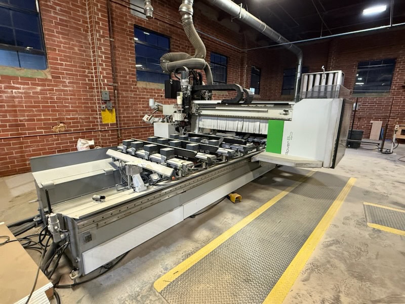 Biesse #Rover-B-Edge-1967, CNC Router, 22' x6' table, 265" X, 75.9" Y, 13.6" Z, 6000 RPM, 18 HP, 22 ATC, 9.6"