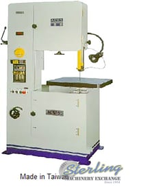 39" x 13-1/2" Acra #KV-100, saw blade welder, grinder, blade shear, work light, 65-265 FPM, 2 HP, new