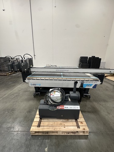 AXYZ #Infinite-8010, CNC Router, 103.7" x120" work area, 120" X, 103.7" Y, 6" Z, 12 tool stations, A2MC