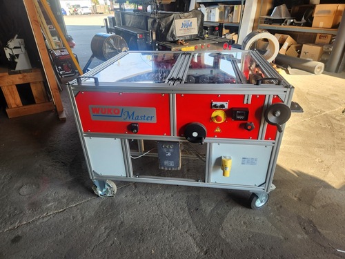 8 Stand, Wuko Master #0420S, standing seam Roll Former, 24 gauge steel capacity, 11-5/8"-32" panel width, 1"