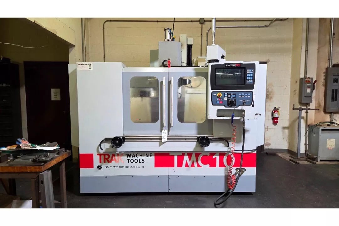 Southwestern Industries #Trak-TMC10, CNC vertical machining center, 40.7" X, 20" Y, 20" Z, 8000 RPM, CAT 40