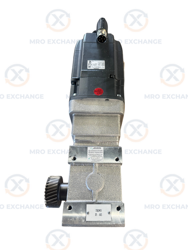 2 HP 4500 Siemens #1FK7063-2AH71-1CH1, AC Servo Motor w/ Planetary Gearhead, 270 Volts, 3.8 Amp, 7200 RPM