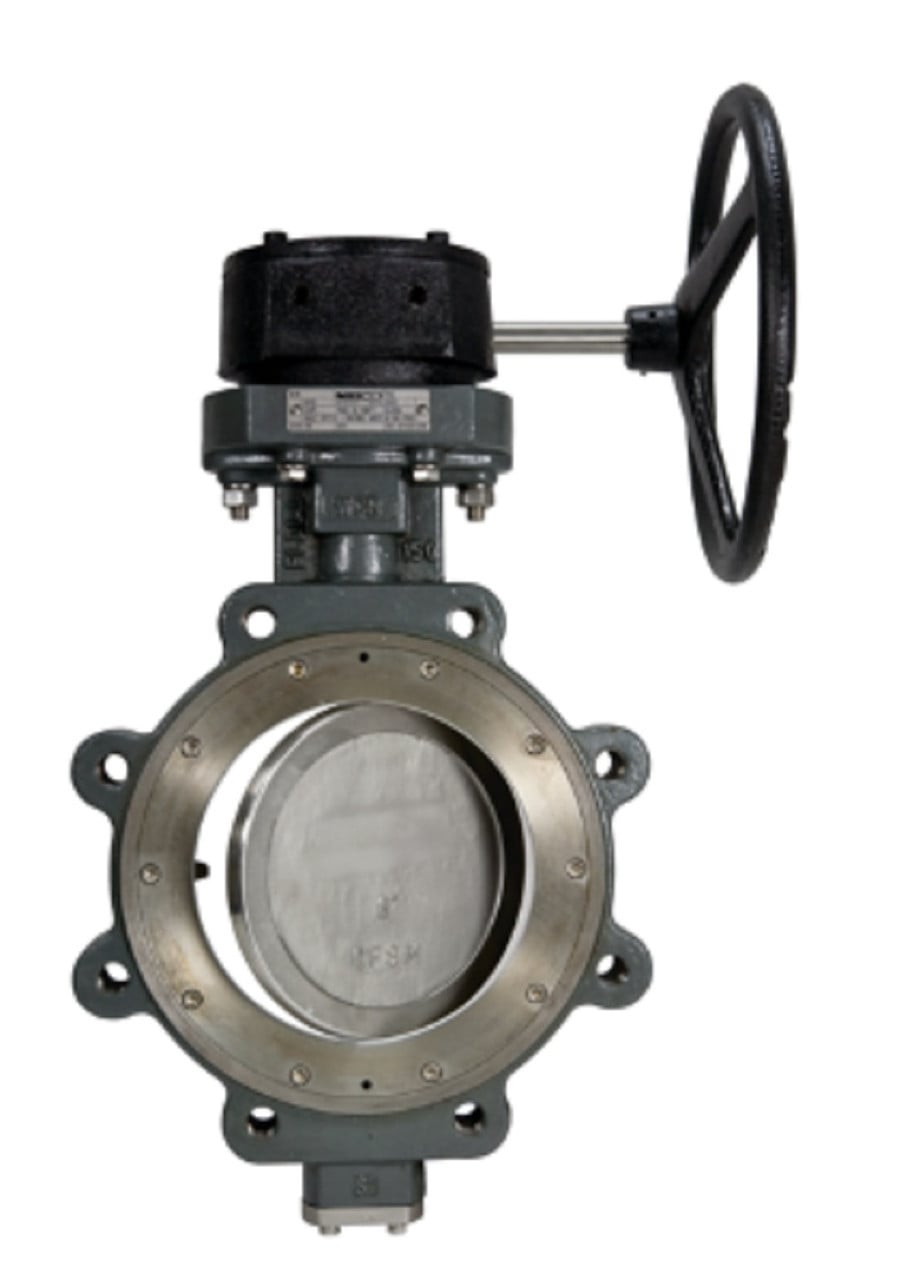 16" Nibco #LCS-7822-5, High Performance Lug Butterfly Valve, Class 300, Carbon Steel Body, Stainless Disc &